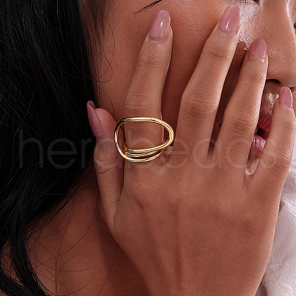 Geometric Design S925 Sterling Silver Cuff Rings for Women WH1236-1-1