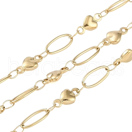 Ion Plating(IP) 304 Stainless Steel Link Chain CHS-H028-07B-G-1
