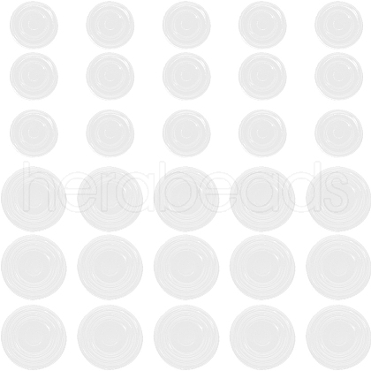 Gorgecraft 80Pcs 2 Style PVC Anti Slip Pads for Glass Table Top KY-GF0001-46-1