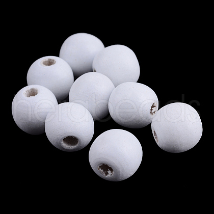 Dyed Natural Wood Beads X-WOOD-S662-13x14mm-13-1