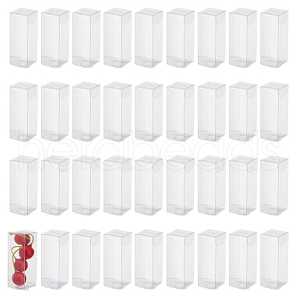 DICOSMETIC Rectangle Transparent Plastic PVC Box Gift Packaging CON-DC0001-12C-1