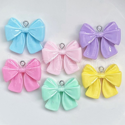 Opaque Resin Pendants RESI-V005-004-1