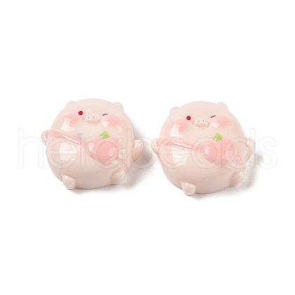 Opaque Resin Decoden Cabochons RESI-K040-01F-1