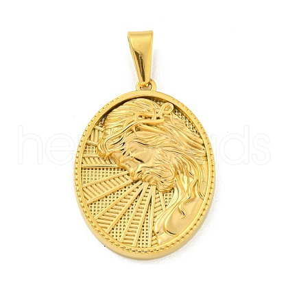 Ion Plating(IP) 304 Stainless Steel Pendants STAS-R231-18G-24-1