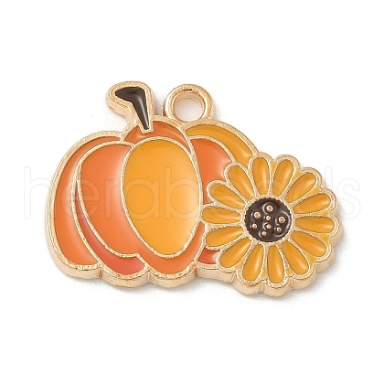 Thanksgiving Day Alloy Pendants ENAM-R007-01G-05-1