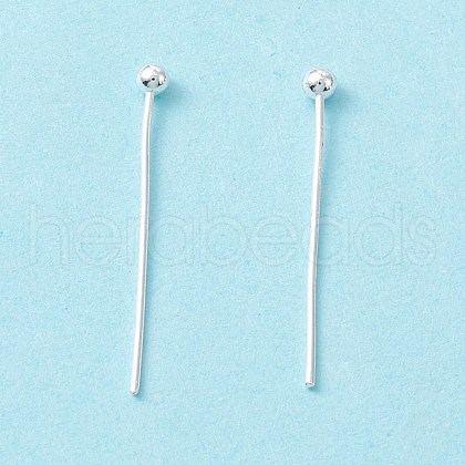 Brass Ball Head Pins KK-WH0058-02A-S-1