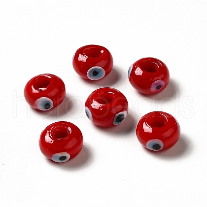 Handmade Evil Eye Lampwork Beads LAMP-A153-08-01-1