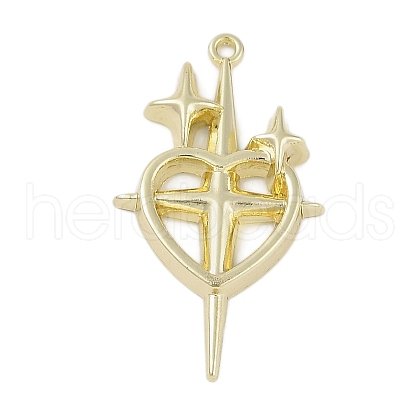 Golden Alloy Pendants PALLOY-U003-09G-06-1