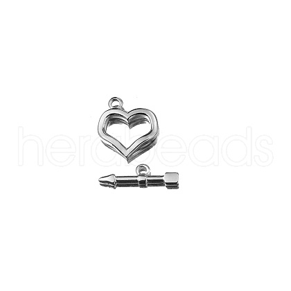 Stainless Steel Toggle Clasps PW-WG419A3-08-1