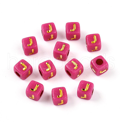 Plating Acrylic Beads OACR-N140-01A-J-1
