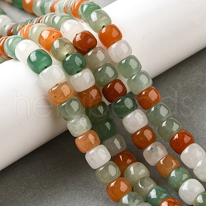 Natural Mixed Aventurine Beads Strands G-U023-B02-02-1