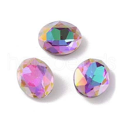 Glass Rhinestone Cabochons RGLA-L029-02A-HELA-1