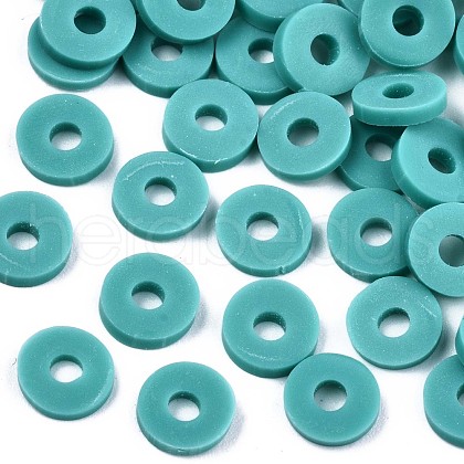 Handmade Polymer Clay Beads CLAY-Q251-6.0mm-107-1