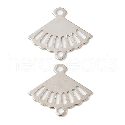 Brass Laser Cut Hollow Connector Charms KK-K277-12P-1