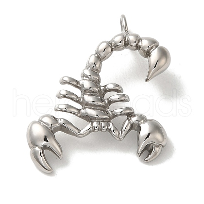 Non-Tarnish 316L Surgical Stainless Steel Pendants STAS-H194-04P-1