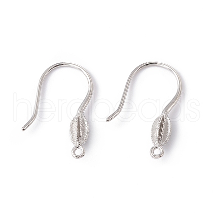 Rack Plating Brass Earring Hooks KK-G433-16P-1