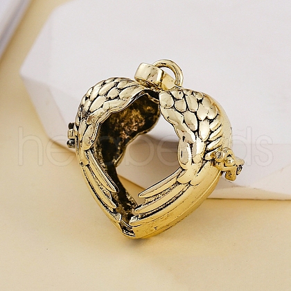Brass Bead Cage Pendants PW-WG93699-01-1