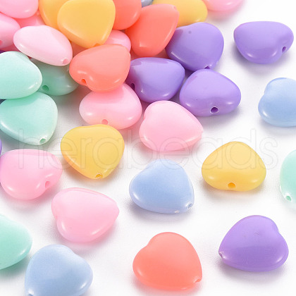 Opaque Acrylic Beads X-TACR-S154-44D-1