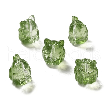 Transparent Glass Beads GLAA-D025-06G-1