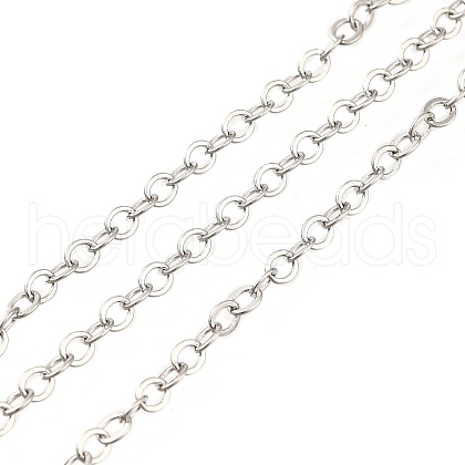 Rack Plating Brass Cable Chains CHC-M001-03P-1