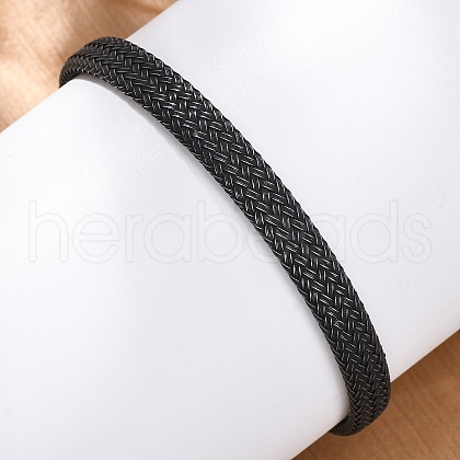 316 Surgical Stainless Steel Cuff Bangles for Men BJEW-P319-05B-B-1