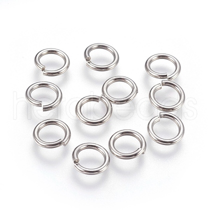 Non-Tarnish 304 Stainless Steel Open Jump Rings X-STAS-P212-25P-16-1