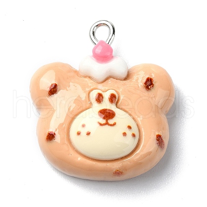 Resin Pendants RESI-I058-04E-1