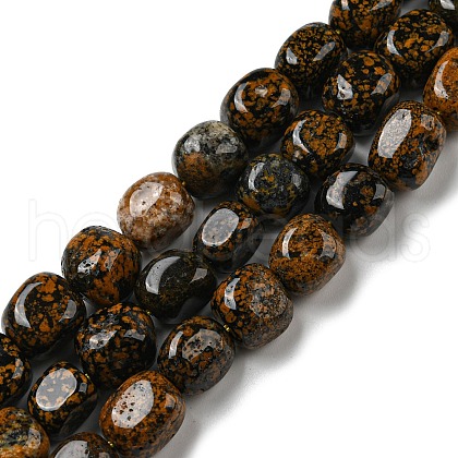 Natural Dalmatian Jasper Beads Strands G-C038-02A-04-1