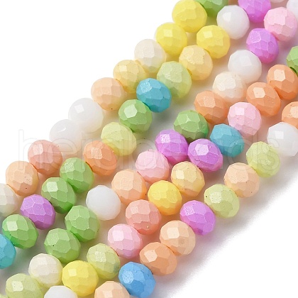 Handmade Lampwork Beads Strands LAMP-R020-03A-1
