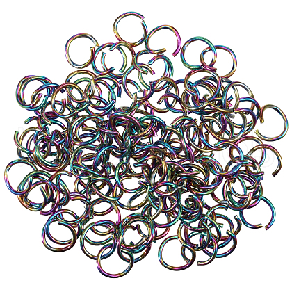 CHGCRAFT Ion Plating(IP) 304 Stainless Steel Open Jump Rings STAS-CA0002-21D-1