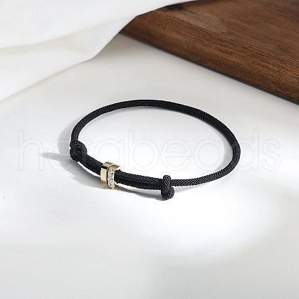 Polyester Cord Bracelets BJEW-C106-01G-1