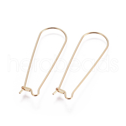 304 Stainless Steel Hoop Earring Finding X-STAS-E464-05G-1