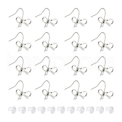 GOMAKERER 24Pcs Brass Earring Hooks KK-GO0001-46-1