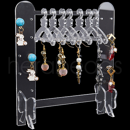 CRASPIRE 1 Set Acrylic Earring Display Stands EDIS-CP0001-13-1