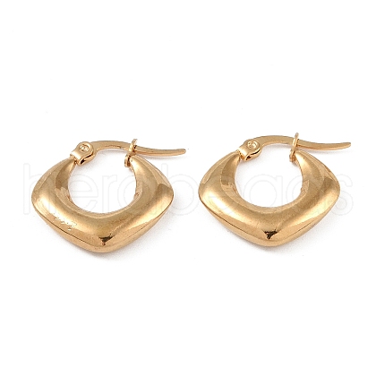 304 Stainless Steel Hoop Earrings EJEW-K278-16G-1