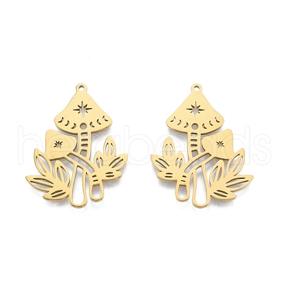 Ion Plating(IP) 201 Stainless Steel Pendant STAS-B027-20G-1
