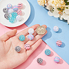   20Pcs Resin Rhinestone Waxberry Beads RESI-PH0002-23-3