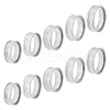 Unicraftale 10Pcs 5 Size 304 Stainless Steel Grooved Finger Ring Settings STAS-UN0041-21P-9