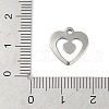 Non-Tarnish 201 Stainless Steel Charms STAS-C108-45P-3