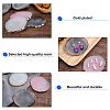   6Pcs 3 Colors Oval Resin Palette MRMJ-PH0001-60-7