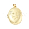 Brass Locket Pendants KK-H206-01G-01-1