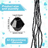 HOBBIESAY 10 Strands Imitate Austrian Crystal Bicone Glass Beads Strands GLAA-HY0001-37C-2