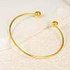 Classic 304 Stainless Steel Cuff Bangles QO4732-2-1