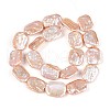 Natural Baroque Pearl Keshi Pearl Beads Strands PEAR-S020-D07-03-2