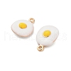Alloy Enamel Pendants PALLOY-R155-01G-03-2