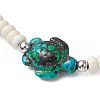 Sea Turtles and Starfish Coconut Beads Bracelets BJEW-JB11882-5