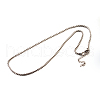 Tarnish Resistant 304 Stainless Steel Box Chain Necklaces STAS-M174-001-A-2