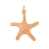 Rack Plating Brass Enamel Pendants KK-Z074-11G-2