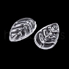 Transparent Acrylic Pendants TACR-G050-02C-3