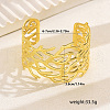 Hollow Out Brass Cuff Bnagles for Women JS8489-2-2